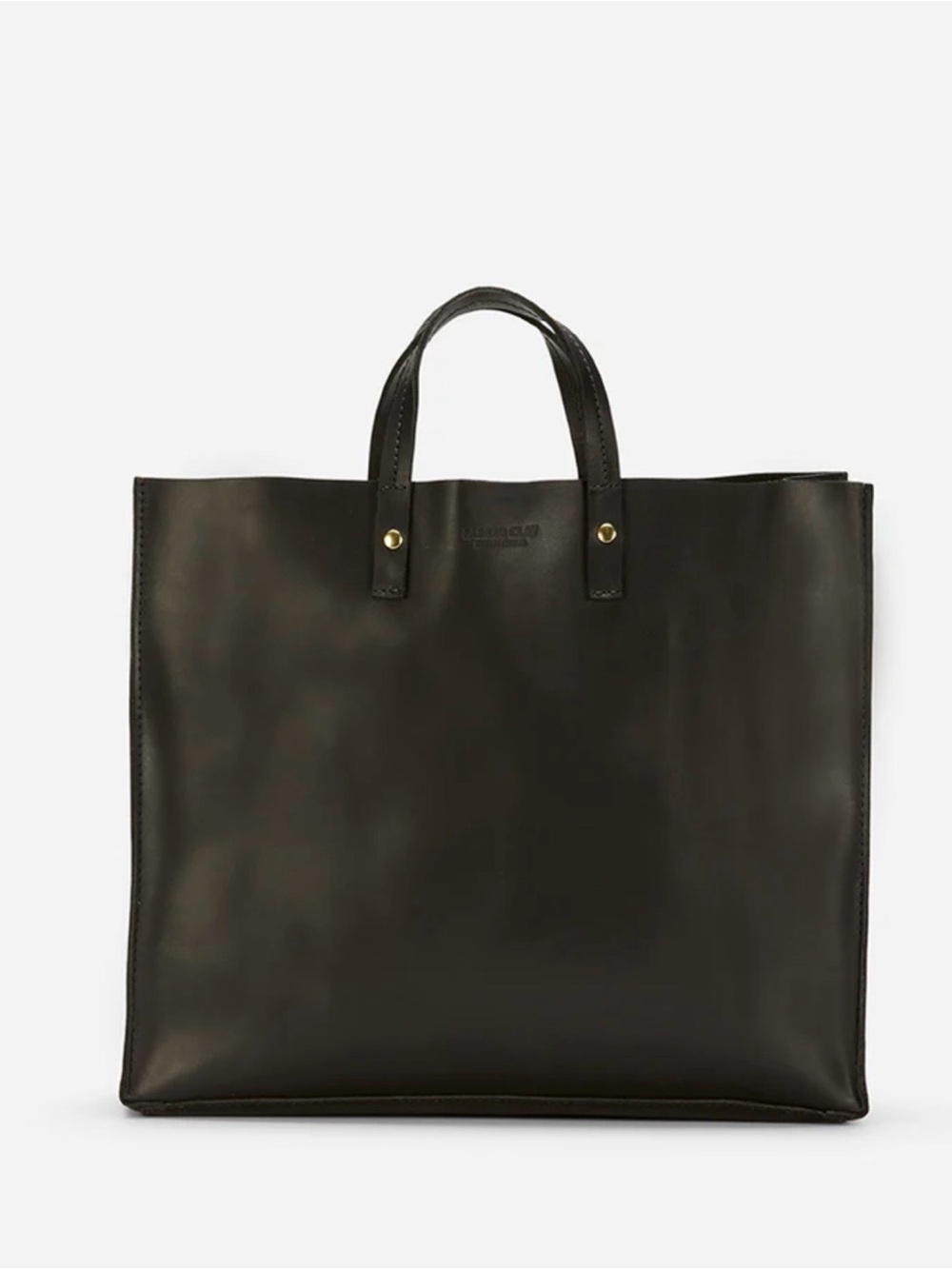 PARKER CLAY MERKATO SHOPPER TOTE IN BLACK LEATHER LIKE NEW